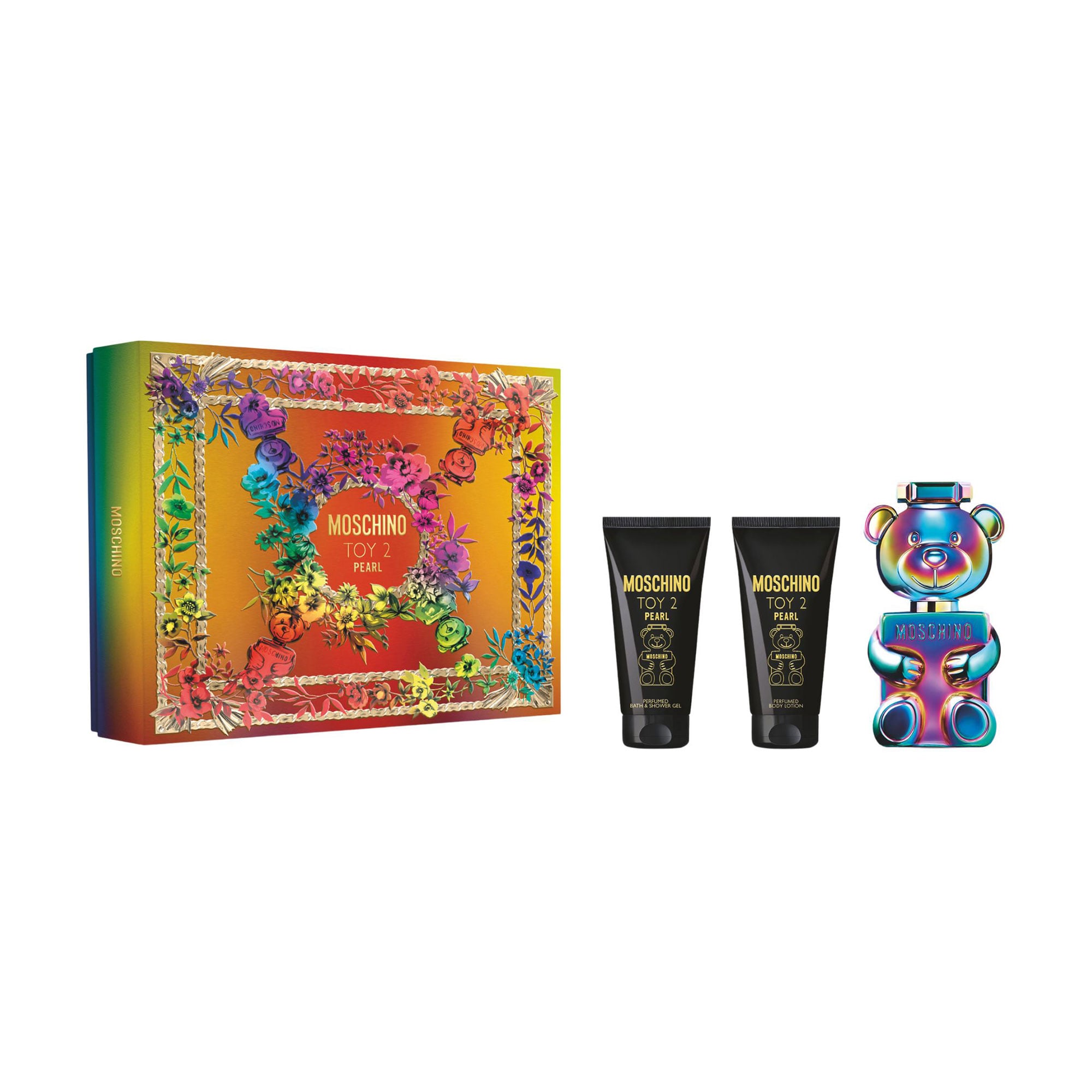 Парфумований набір унісекс Moschino Toy 2 Pearl (парфумована вода, 50 мл + гель для душу, 50 мл + лосьйон для тіла, 50 мл)